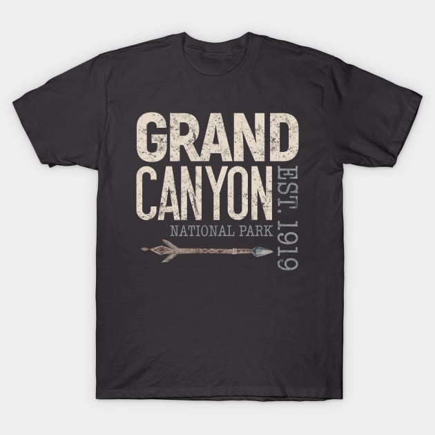 Grand Canyon National Park Established 1919 T-Shirt by Pine Hill Goods